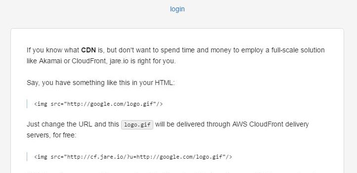 免费JareCDN介绍-提供AWS CloudFront节点